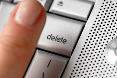 press delete